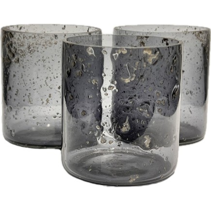 Ljuskopp Glas Transparent Orange Brun Grå