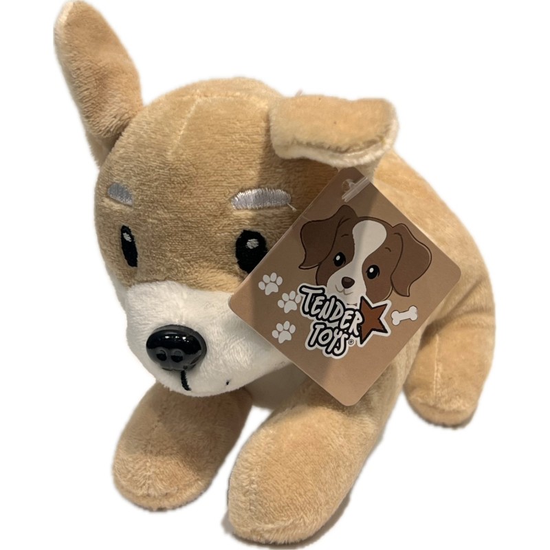 Hund Mjukis 6 olika färger 14 cm Hund Mjukis 6 olika färger 14 cm