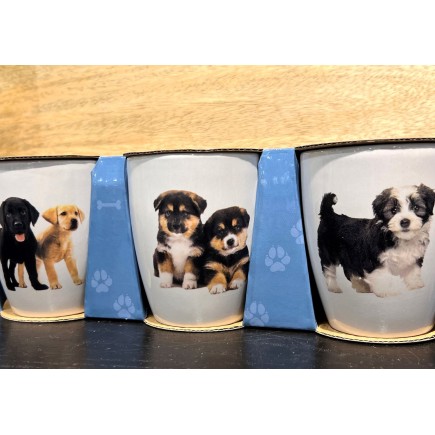 Mugg Keramik Hundar 3-pack