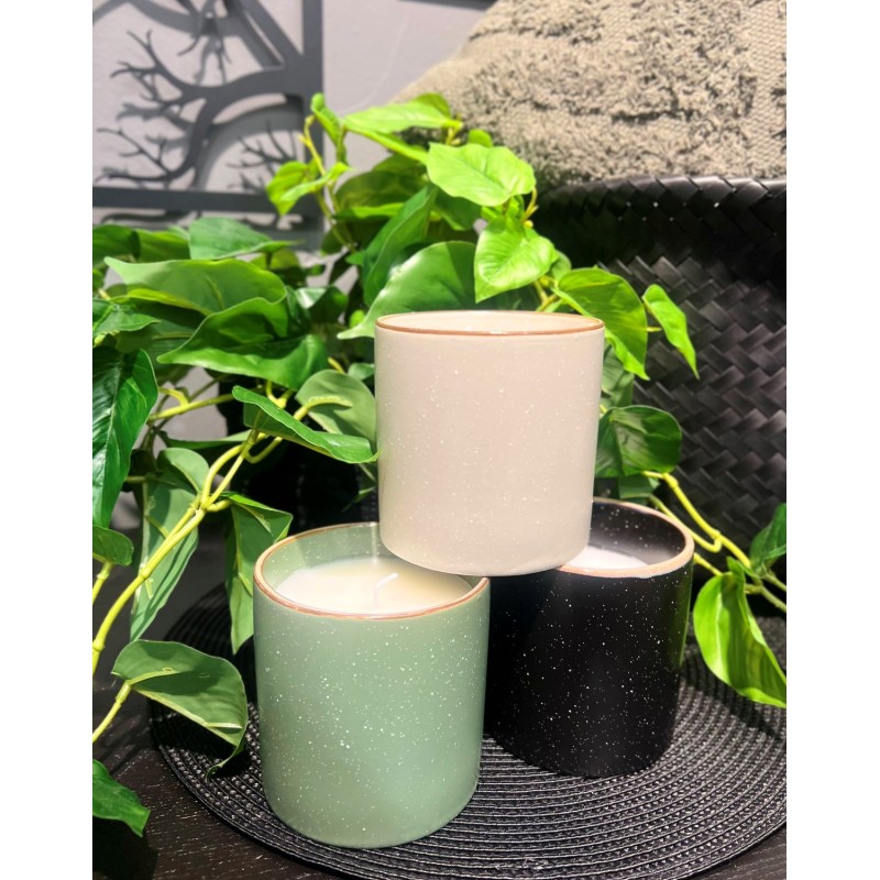 Ljus Svart Grå Grönt Keramik