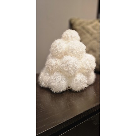 Snölykta Snöboll Vit 