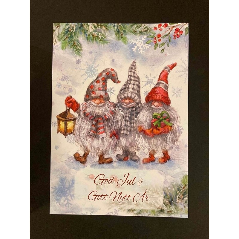 20-pack Vykort julkort  julvykort God Jul & Gott Nytt År