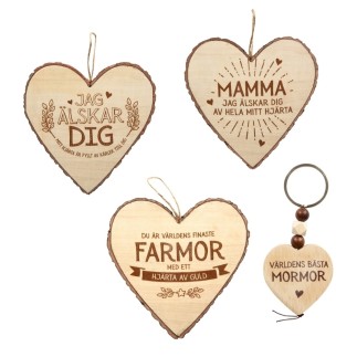 Hjärta Trä Jag Älskar Dig wooden heart