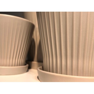 Kruka Beige/Grå 3-set