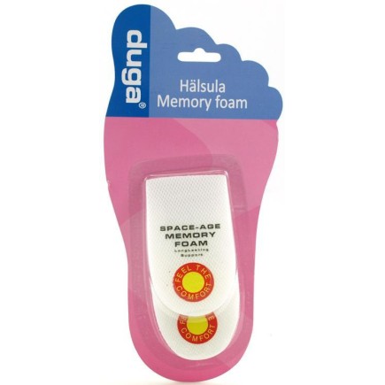 Sula Memory Foam för häl hälkopp hälinlägg skoinlägg hälsula