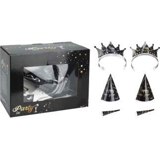 Party Set Happy New Year Nyår 16 delar