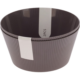 Skål Grå 2-pack Melamin 