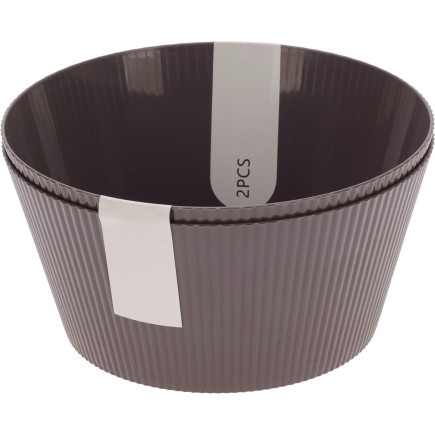 Skål Grå 2-pack Melamin 