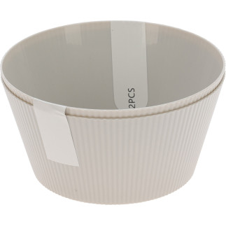 Skål Grå 2-pack Melamin Skål Grå 2-pack Melamin