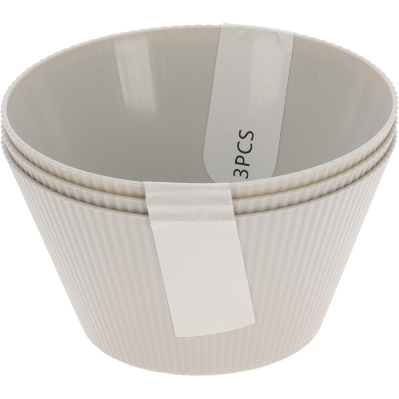 Skål Grå 3-pack Melamin Skål Grå 3-pack Melamin