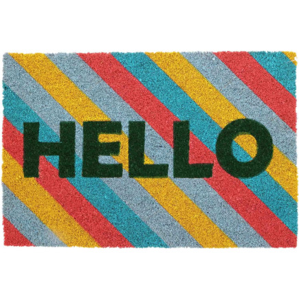 Dörrmatta Hello 59x39 cm