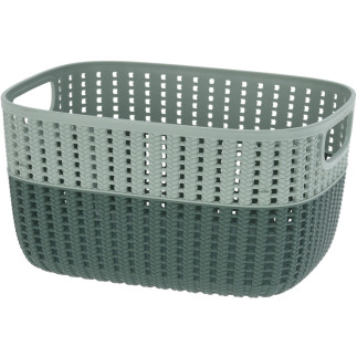 Korg Förvaring Beige Rosa Grå Grön Plast 22x28 cm