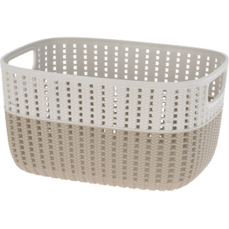 Korg Förvaring Beige Rosa Grå Grön Plast 22x28 cm