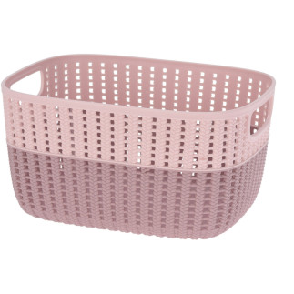 Korg Förvaring Beige Rosa Grå Grön Plast 22x28 cm