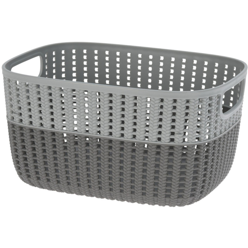 Korg Förvaring Beige Rosa Grå Grön Plast 22x28 cm