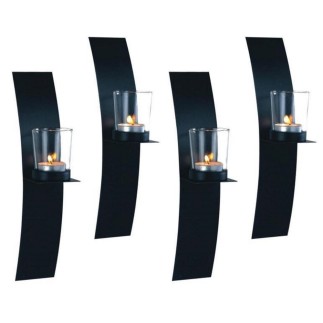 Lampett vägglykta bågljusstake 4-pack