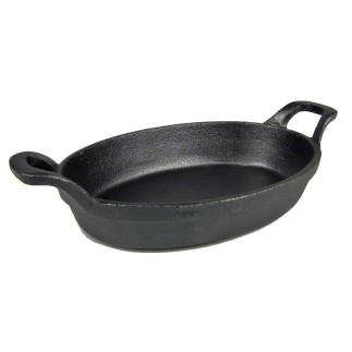 Panna gjutjärn oval 22 cm