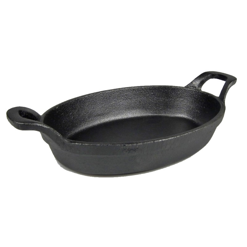Panna gjutjärn oval 22 cm