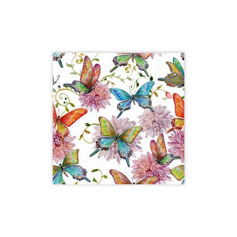 Servetter Fjäril 33x33cm 20-pack