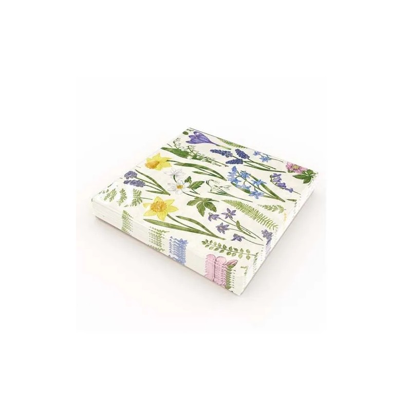 Kaffeservetter Landskapsblomma 25x25cm 20-pack