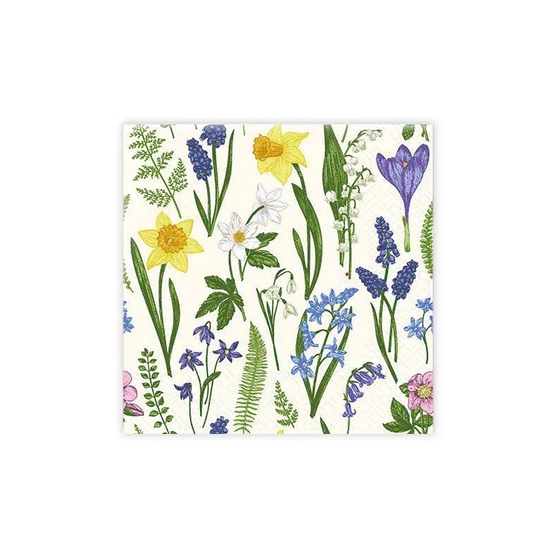 Kaffeservetter Landskapsblomma 25x25cm 20-pack