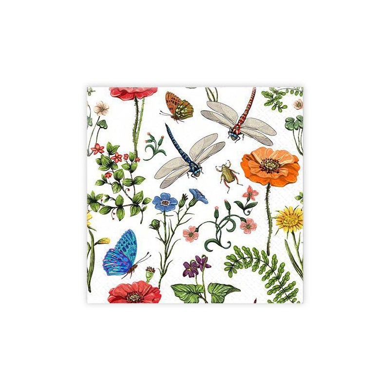 Servetter Trollslända 33x33cm 20-pack