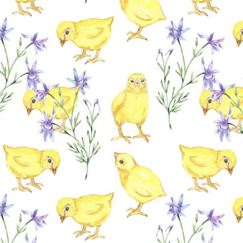 Servetter Kycklingar 33x33cm 20-pack