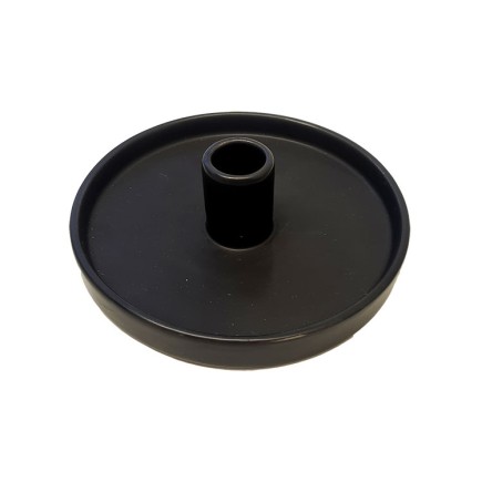 Ljusstake Svart Keramik 15 cm