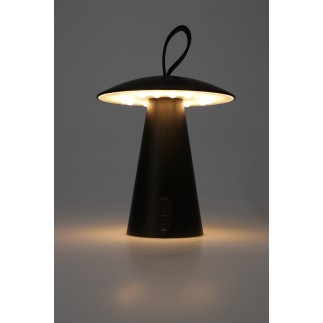 LED Lampa Uppladdningsbar Svart