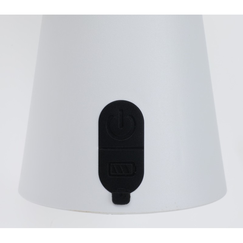 LED Lampa Uppladdningsbar Svart