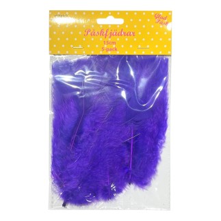Påskfjädrar Lila 5-pack