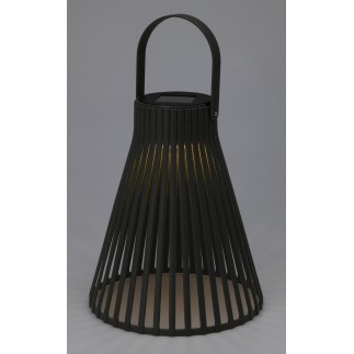 Solcellslampa Svart Lampa 14 cm