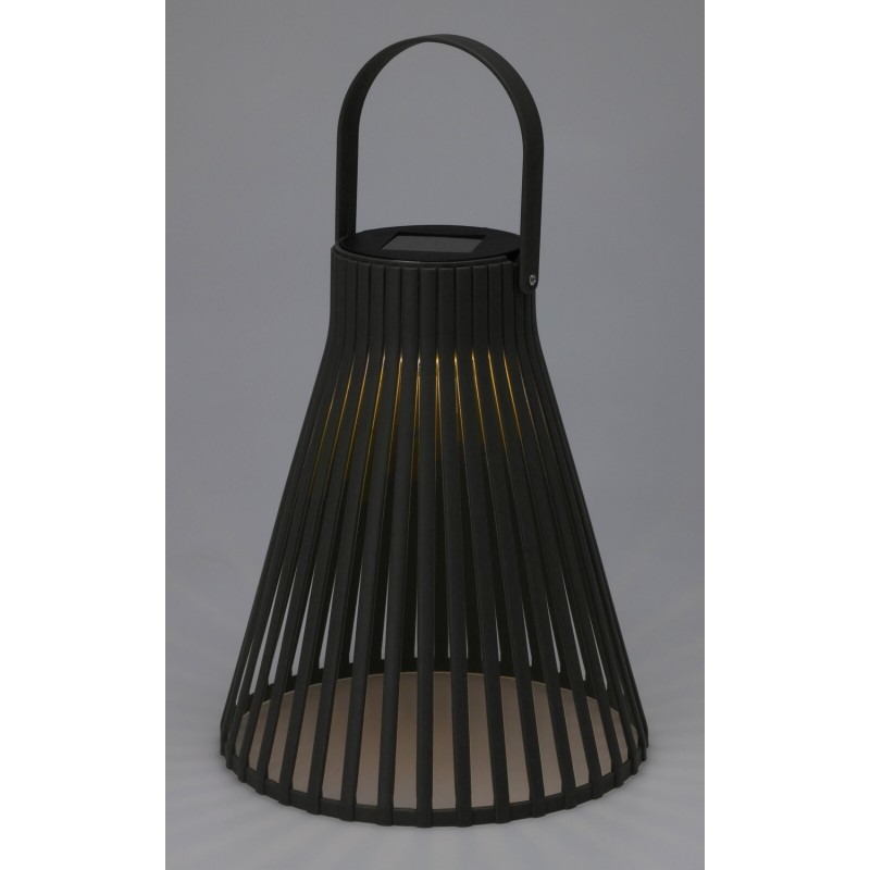 Solcellslampa Svart Lampa 14 cm