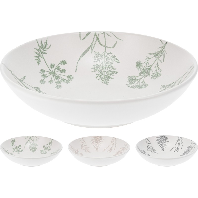 Skål Keramik Vit/Svart