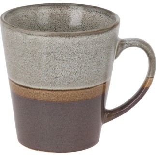 Mugg Grå/Brun Keramik 30 cl 4-pack