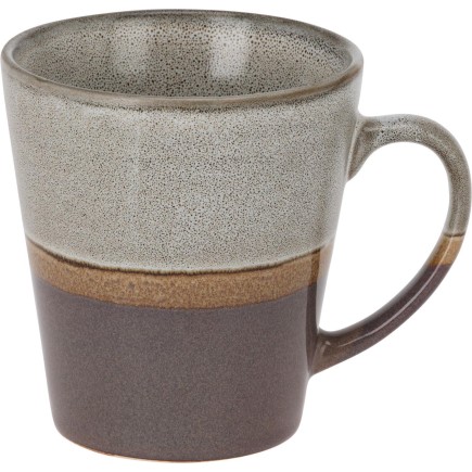 Mugg Grå/Brun Keramik 30 cl 4-pack