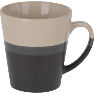 Mugg Grå/Brun Keramik 30 cl 4-pack