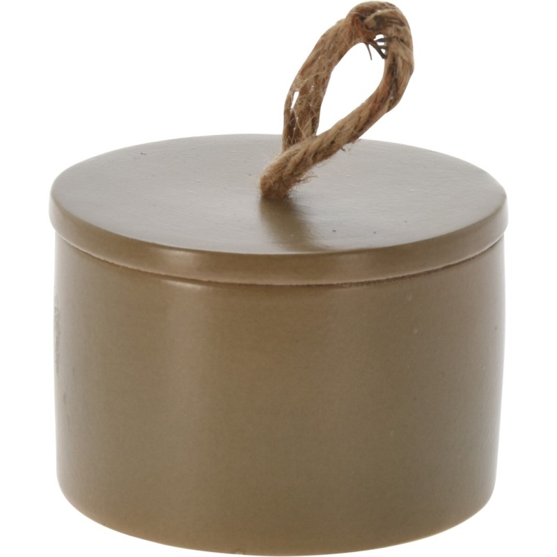 Ljus Grön Keramikburk med lock 