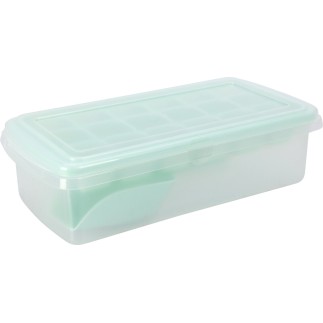 Iskub Förvaring Grön Rosa Grå Greige