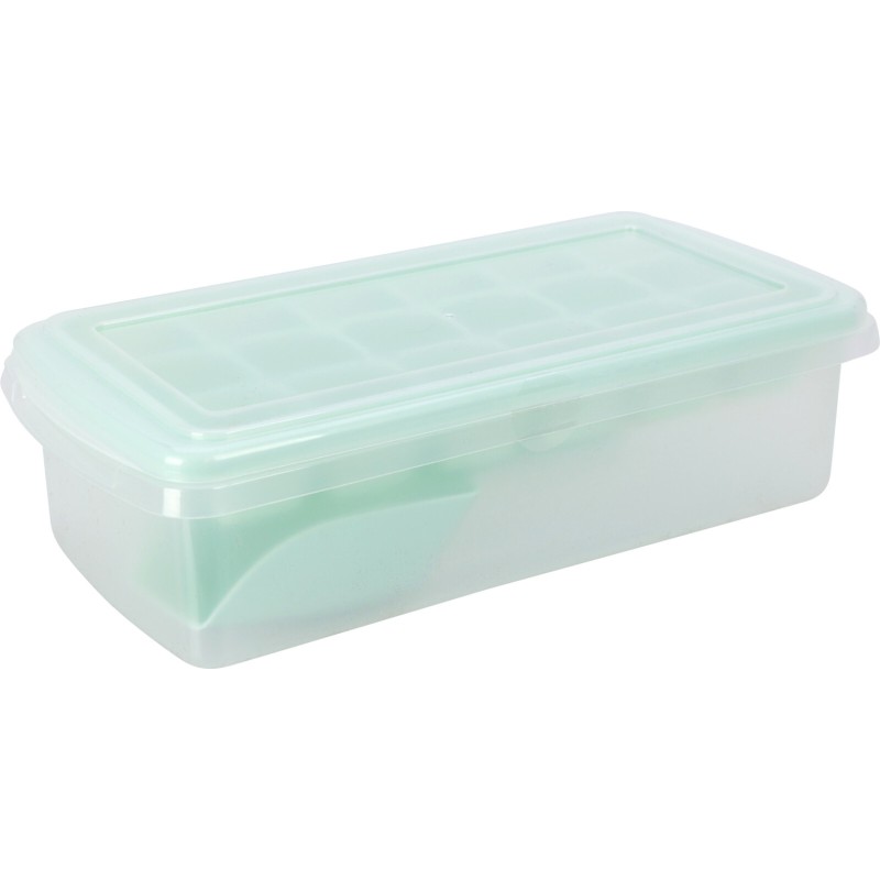 Iskub Förvaring Grön Rosa Grå Greige