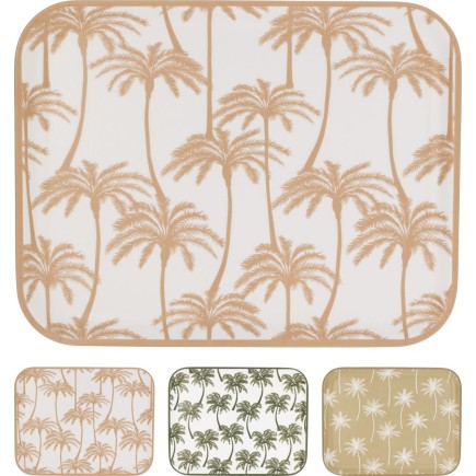 Bricka Palmer Beige/Vit Melamin