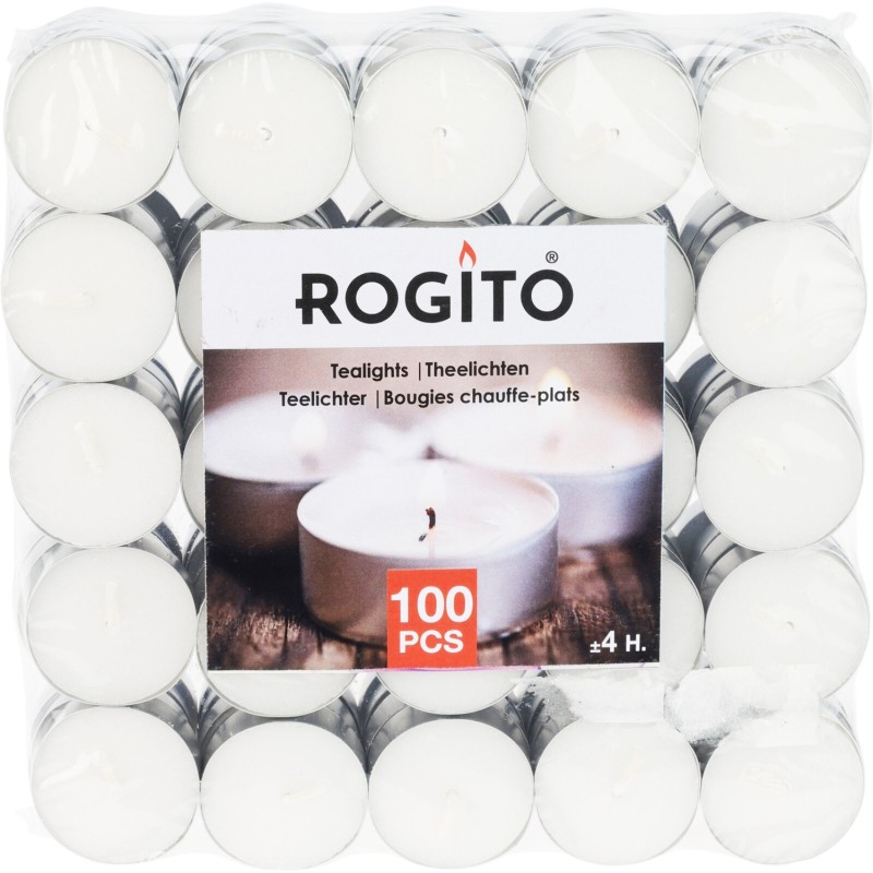 Värmeljus 100-pack Vita