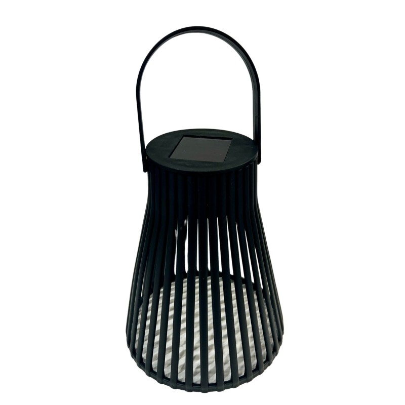 Solcellslampa Svart Lampa 14 cm