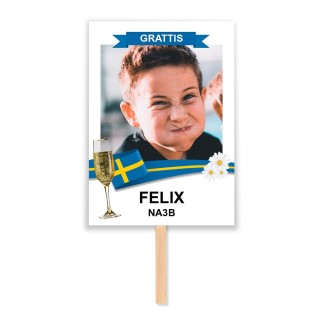 Studentskylt 50x70cm FLAGGA NR 20