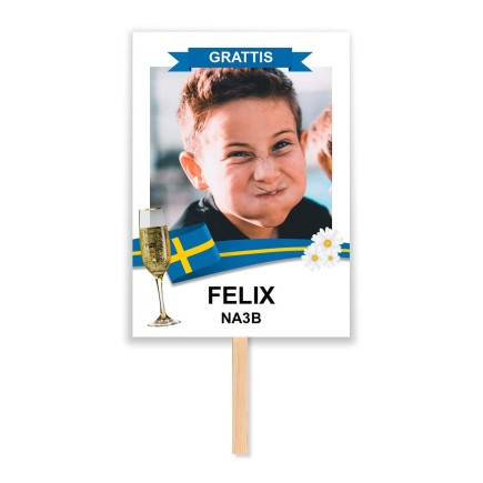 Studentskylt 50x70cm FLAGGA NR 20