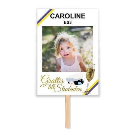 Studentskylt 50x70cm BUBBEL NR 19