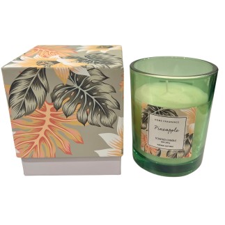 Doftljus Pineapple Glas Grönt