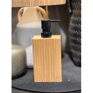Tvålpump Natur/Svart Bambu