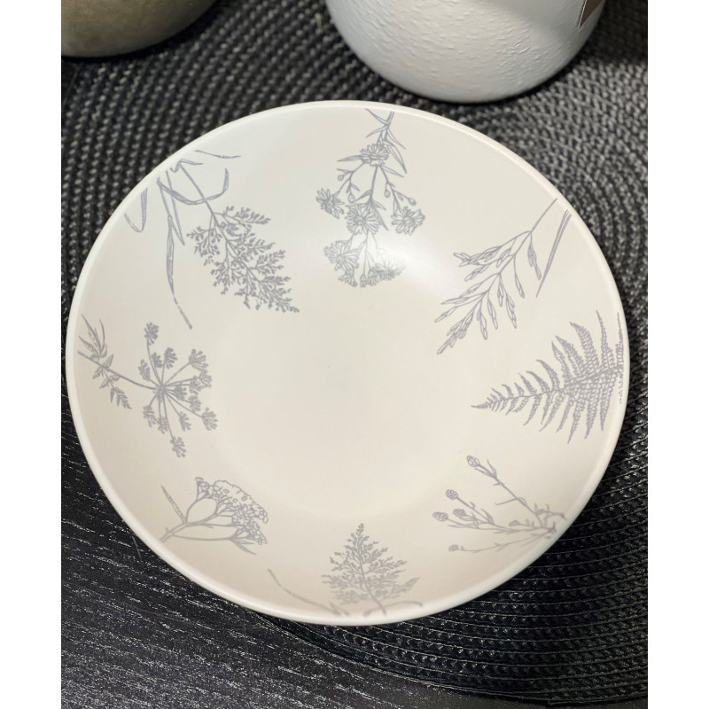 Skål Keramik Vit/Svart