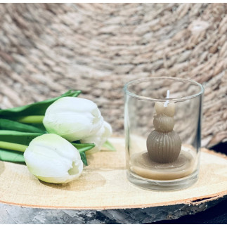 Ljus Påsk Kanin i Glaskopp Grön